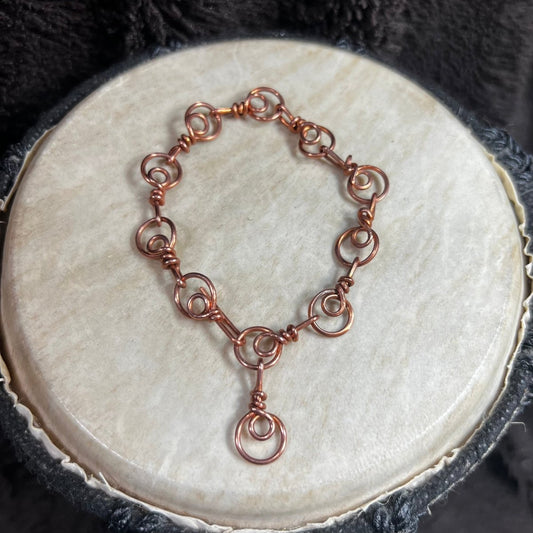 Lolly Loops Reclaimed Copper Link Bracelet - Mother Of Metal - Copper - For Her - For Him - Chain Links