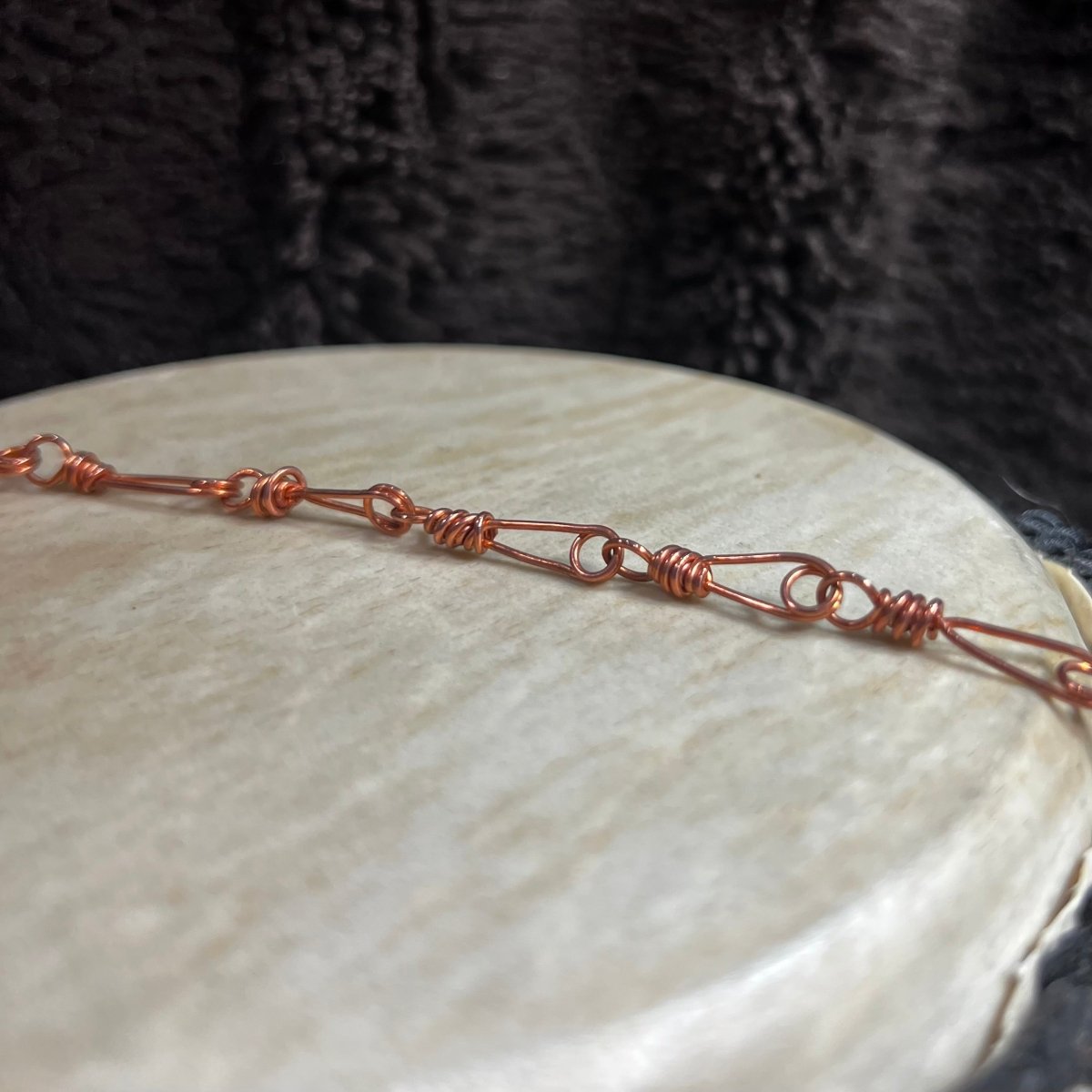 Reclaimed Copper Edison Link Bracelet - Mother Of Metal - Copper - For Her - For Him - Bracelets