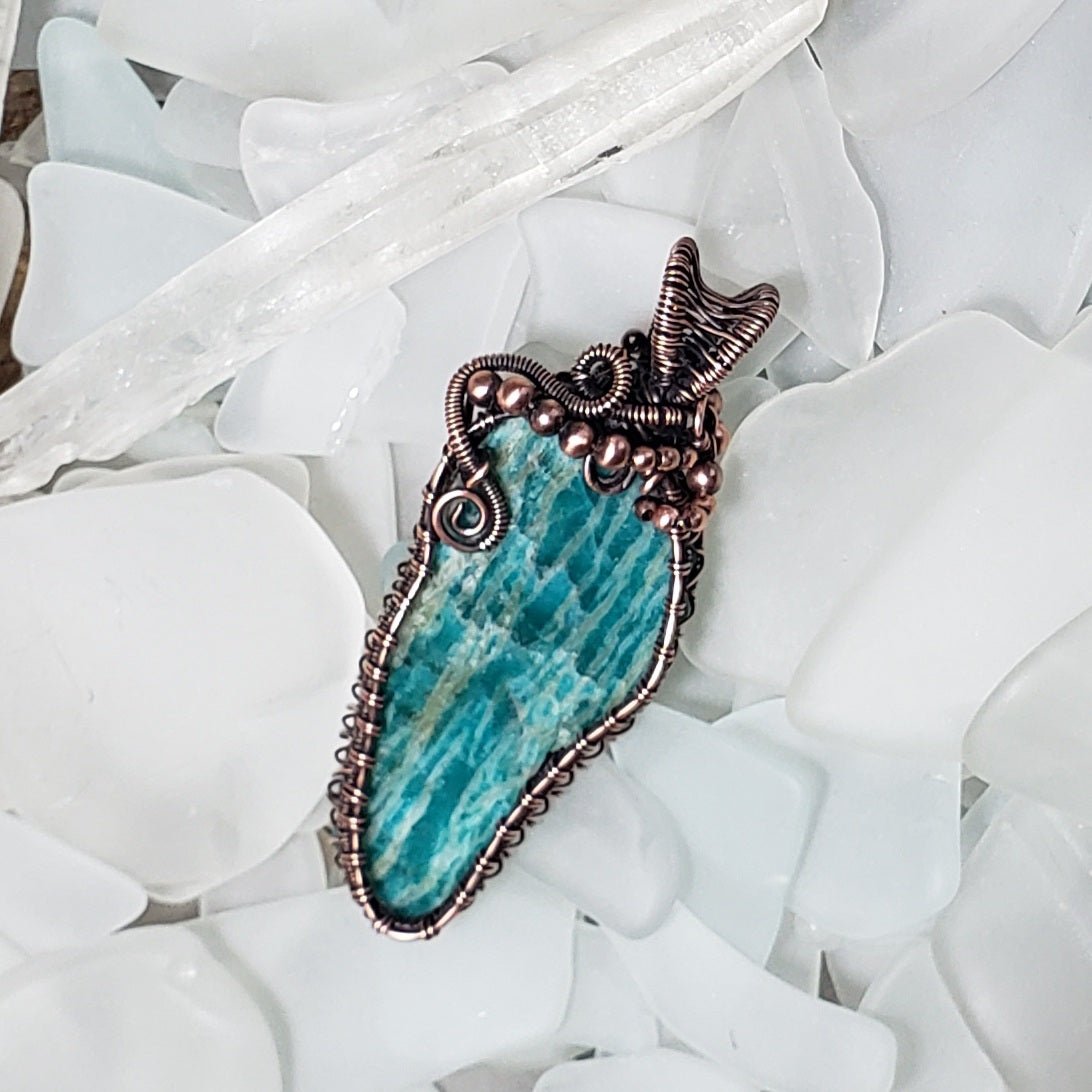 Amazonite pendants clearance